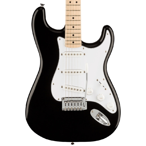 Squier Affinity Series Stratocaster Electric Guitar, Maple Fingerboard, Black