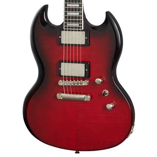 Epiphone Prophecy SG Electric Guitar, Red Tiger Aged Gloss