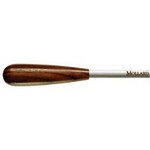 Slimline 12" baton, White Shaft, Rosewood Handle