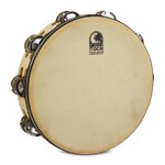 Toca T1010H Wooden Tambourine Double Row Double Jingle