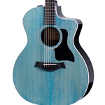 Taylor 214ce Deluxe Limited Edition Acoustic Guitar, Trans Blue