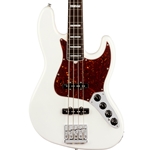 Fender American Ultra Jazz Electric Bass Guitar, Rosewood Fingerboard, Arctic Pearl
