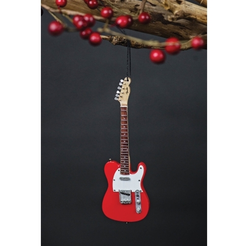 Hal Leonard HL00139454 Fender '50s Red Telecaster - 6 inch. Holiday Ornament