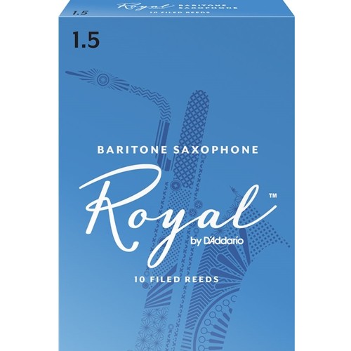Rico Royal Baritone Sax Reeds, Box of 10