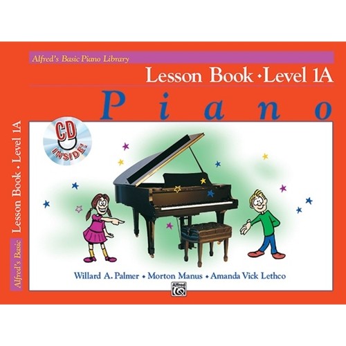 Alfred 's Basic Piano Library Lesson Book Level 1A
