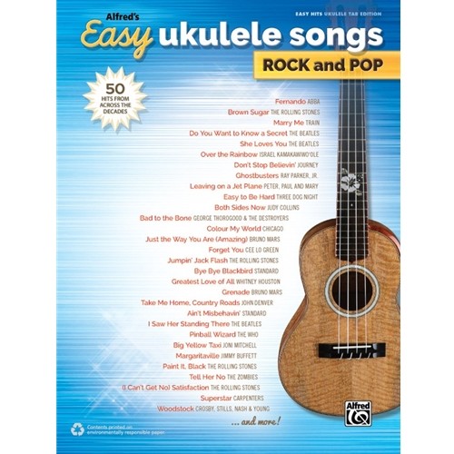 Alfred's Easy Ukulele Songs: Rock and Pop