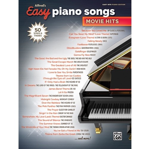Alfred's Easy Piano Songs: Movie Hits