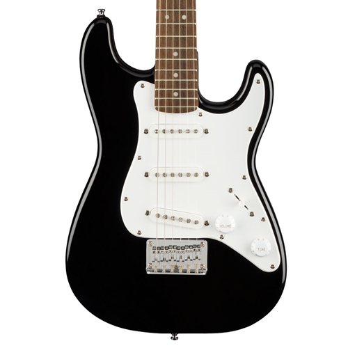 Squier Stratocaster® Mini Electric Guitar, Laurel Fingerboard, Black