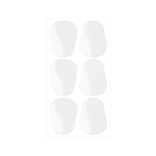 Pro Tec MCL4C Large Mouthpiece Cushions, Clear, 6-Pack