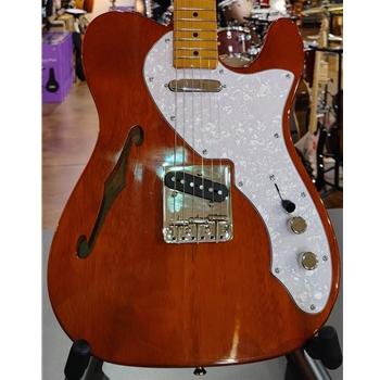 Used Squier Classic Vibes '60s Telecaster Thinline Electric Guitar, Natural