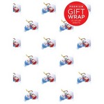 Hal Leonard HL00196583 Wrapping Paper - Snowman Theme