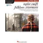 Taylor Swift - Selections from Folklore & Evermore - Alto Sax Play-Along Book with Online Audio