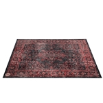 Drum N Base  VP185-BLR Vintage Persian Style Stage Rug - Black Red 6' x 5.25'