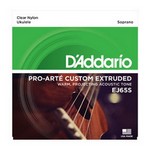 D'Addario EJ65S Pro-Arte; Custom Extruded Nylon Ukulele Strings, Soprano