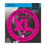 D'Addario EXL170-6 6-String Nickel Wound Bass Guitar Strings, Light, 32-130, Long Scale