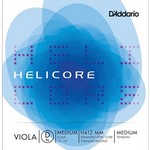 H412 D'Addario Helicore Viola Single D String, Medium Tension