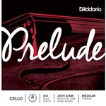 J1011 D'Addario Prelude Cello Single A String, Medium Tension