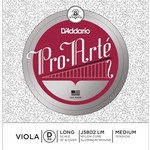 J5802 D'Addario Pro Arte Viola Single D String, Medium Tension