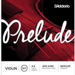 J810 D'Addario Prelude Violin String Set, Medium Tension
