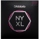 D'Addario NYXL45100 Electric Bass Strings, Set Long Scale, Regular Light