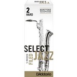 D'Addario Select Jazz Filed Baritone Saxophone Reeds, Box of 5