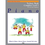 Alfred's Basic Piano Library Technic Book Complete 1- Level 1A and Level 1B