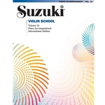Suzuki Violin School Piano Acc., Volume 10