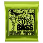 Ernie Ball 2832 Nickel Wound Electric Bass Strings, Regular Slinky (50 - 105)