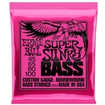 Ernie Ball EB2834 Nickel Wound Electric Bass Strings, Super Slinky (45 - 100)