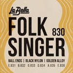 Labella 830 Folk Singer Folk/Nylon Acoustic Strings