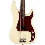 Fender American Professional II Precision Electric Bass Guitar, Olympic White