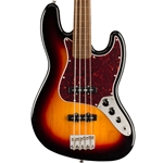Squier Classic Vibe '60s Jazz Fretless Electric Bass Guitar, Laurel Fingerboard, 3-Color Sunburst