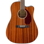 Fender CD-140SCE Dreadnought Acoustic Guitar, All Mahogany