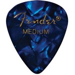Fender 1980351802 Medium Blue Moto Guitar Picks, 12 Pack