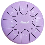 Amati KLG8PU 8" Purple Steel Tongue Drum, C Major