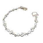 Music Gift 636465 Chain of Treble Clefs Bracelet