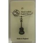 Music Gift PP6 Spanish Guitar Pewter Necklace