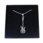 Music Gift PP7 Electric Guitar Pewter Necklace