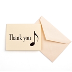 Music Gift RBS05 Thank You - Boxed  Notecards