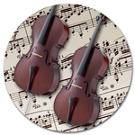 Music Gift 621593-CELO Cello Round Mouse Pad