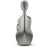 Eastman CACL30 Brushed Satin Polycarbonate Cello Case with Wheels