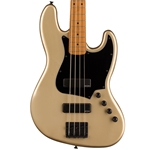 Squier Contemporary Active Jazz Electric Bass Guitar HH, Roasted Maple Fingerboard, Shoreline Gold