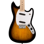 Squier Sonic Mustang Electric Guitar, Maple Fingerboard, 2-Color Sunburst