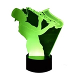 Aim AIM5399 Sax Player 3D LED lamp