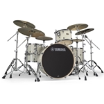 Yamaha 5-Piece Stage Custome Birch Drum Set with Hardware, Classic White