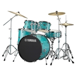 Yamaha 5-Piece Rydeen with Hardware, Turquiose Glitter, No Cymbals