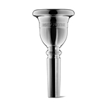 Laskey ACC-LTUPRHAS PR-H Protégé Tuba Mouthpiece, American Shank, Silver-Plated