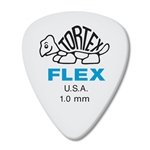 Dunlop 428P100 Tortex Flex Standard Guitar Pick, .1.0mm Blue, 12 Pack