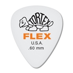 Dunlop 428P060 Tortex Flex Standard Guitar Pick, .60mm Orange, 12 Pack