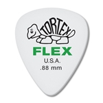 Dunlop 428P088 Tortex Flex Standard Guitar Pick, .88mm Green, 12 Pack